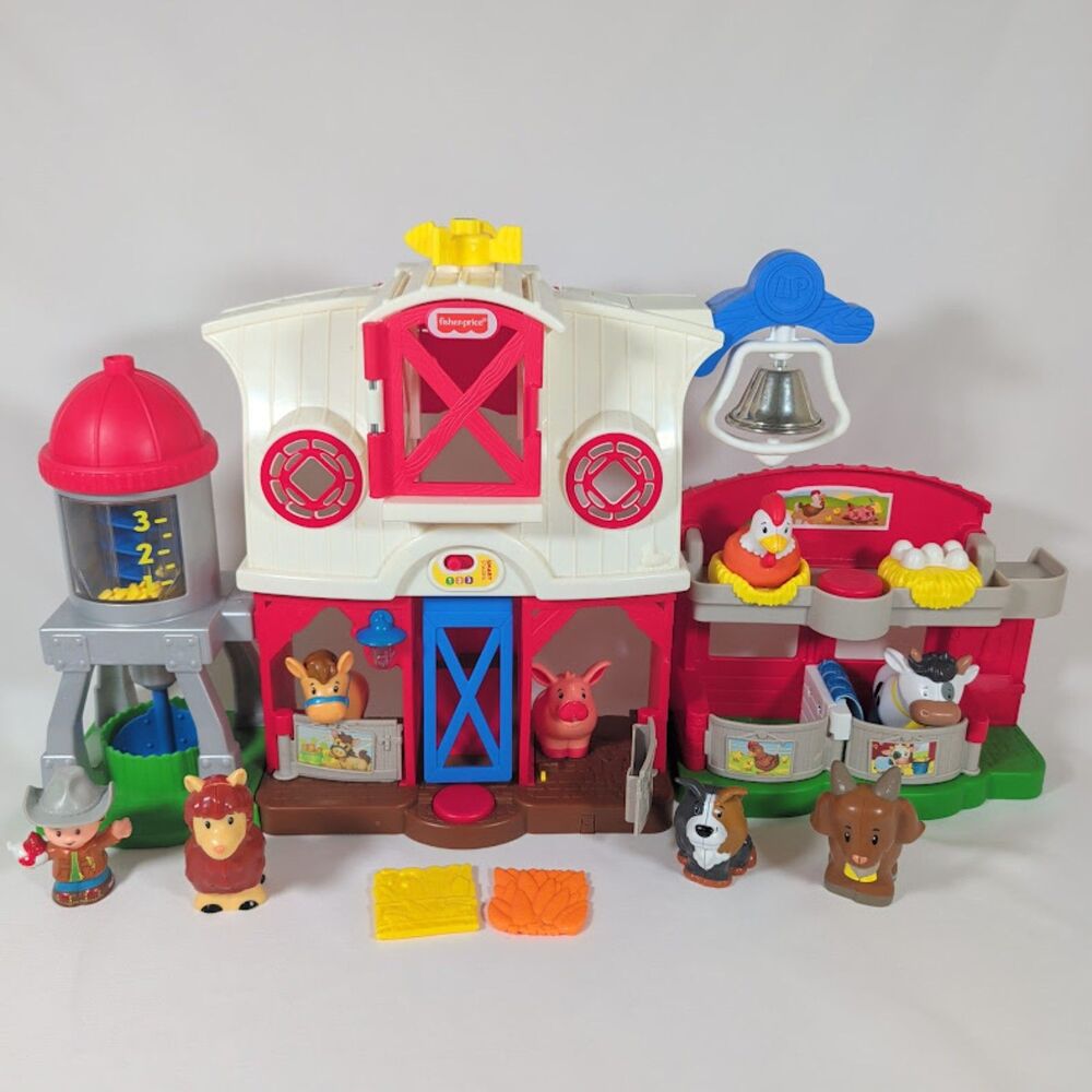 Fisher-Price Little People Caring for Animals Farm Playset Complete with Figures